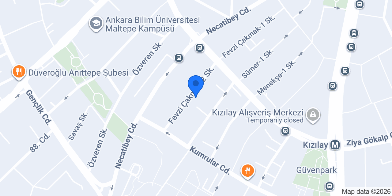 Ankaralılar SMMM Ltd.Şti. konumu