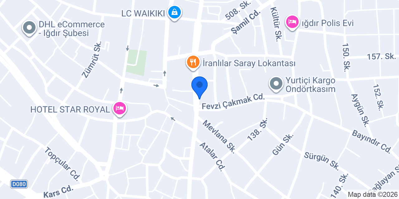 TUĞRA HUKUK BÜROSU - IĞDIR konumu