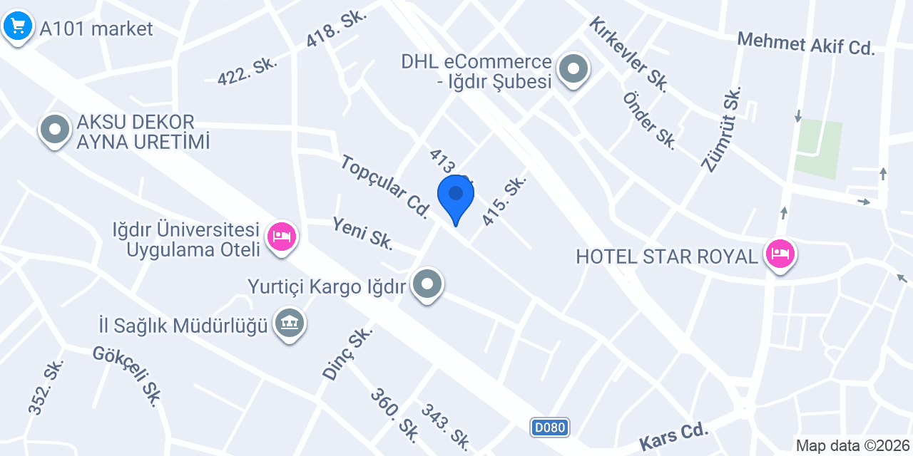 AKIM ELEKTRİK IĞDIR konumu