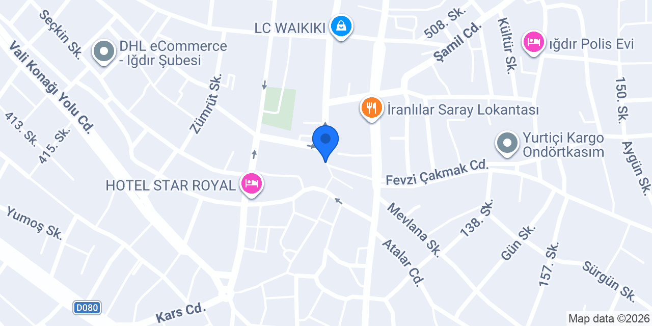 SU NAİL STUDİO konumu