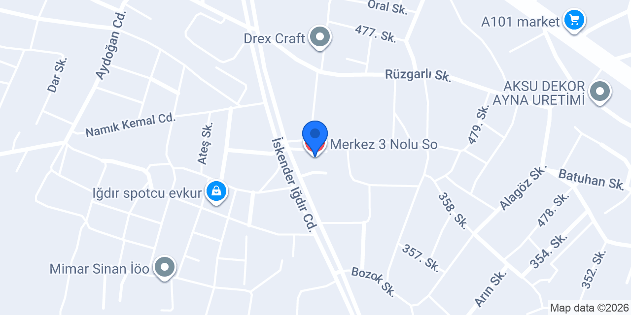 Merkez 3 Nolu So konumu