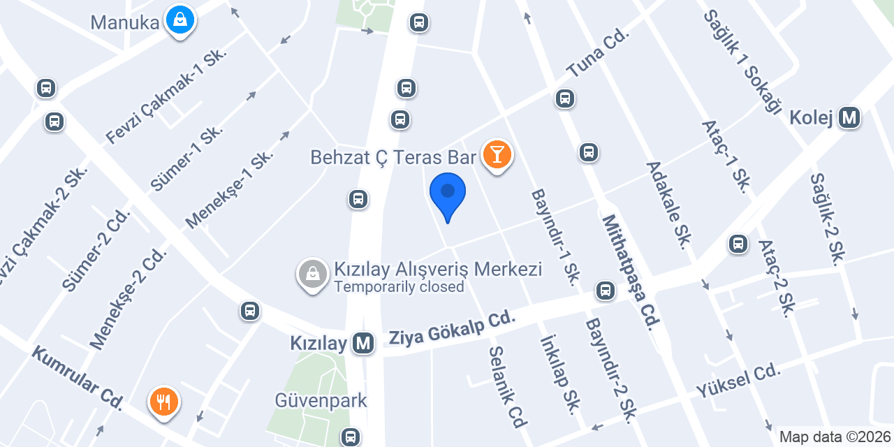 Mavi Batı Danışmanlık konumu