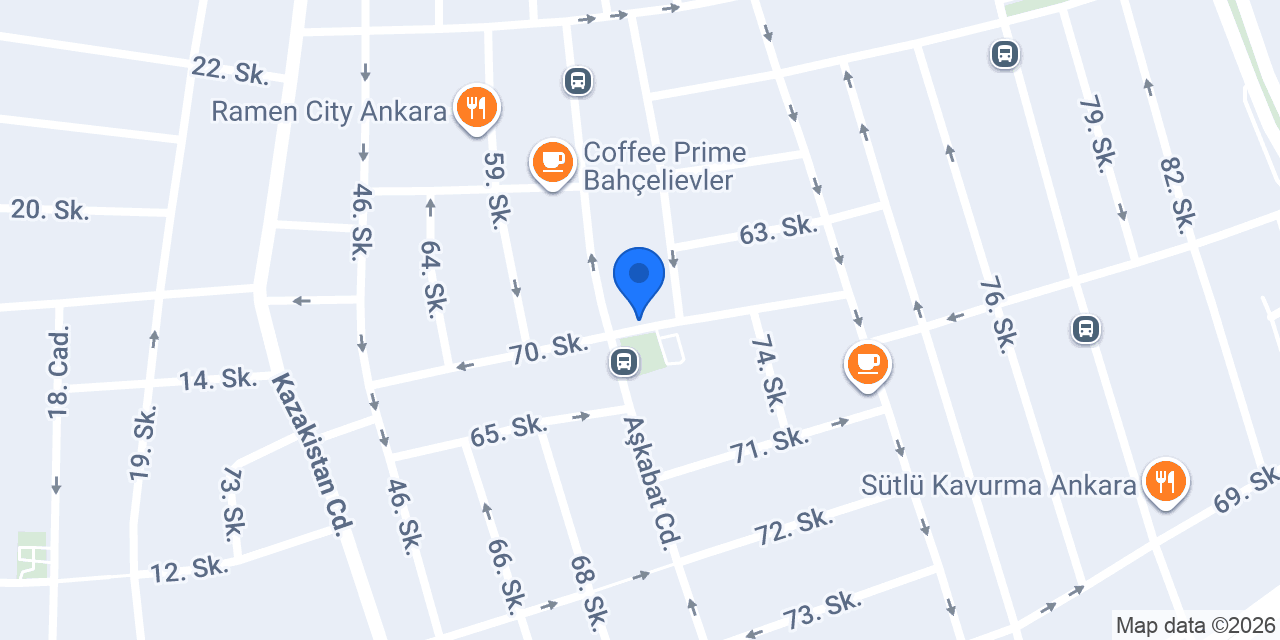 Tabu Cafe konumu