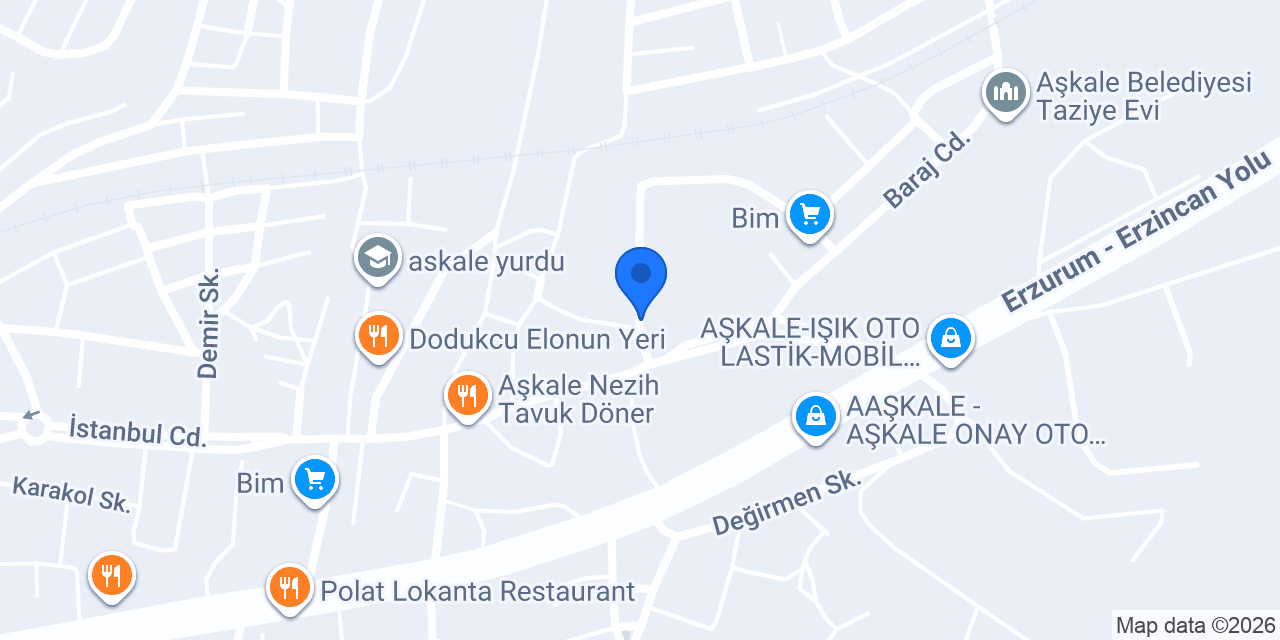 Aşkale Perde konumu