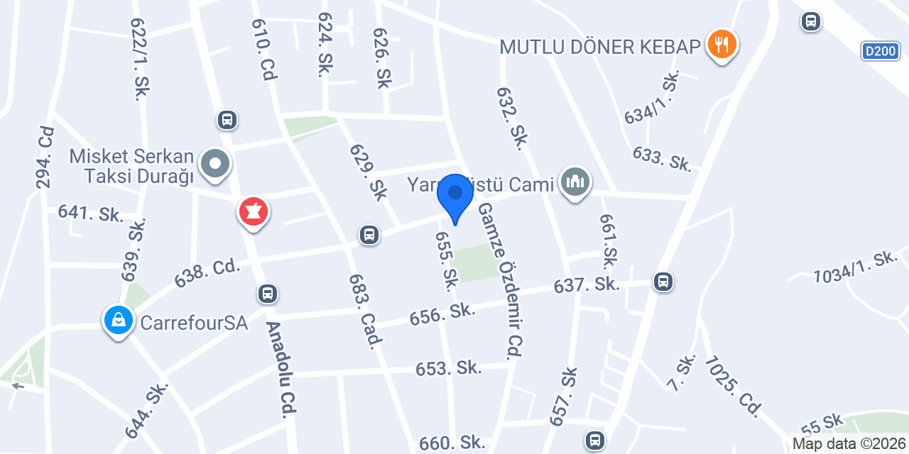 Özel Ay Yolu Anaokulu konumu