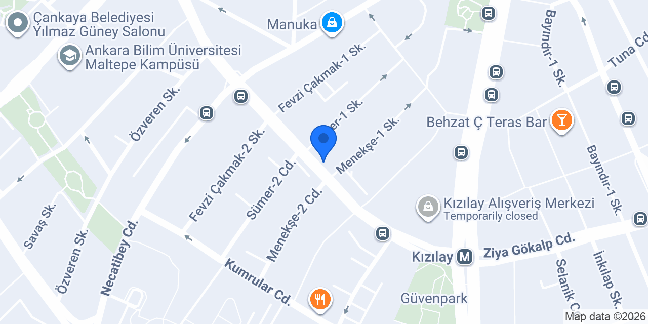 Kuveyt Türk Demirtepe Şubesi konumu