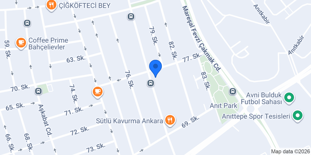 Başkent Çocuk Diş Kliniği konumu