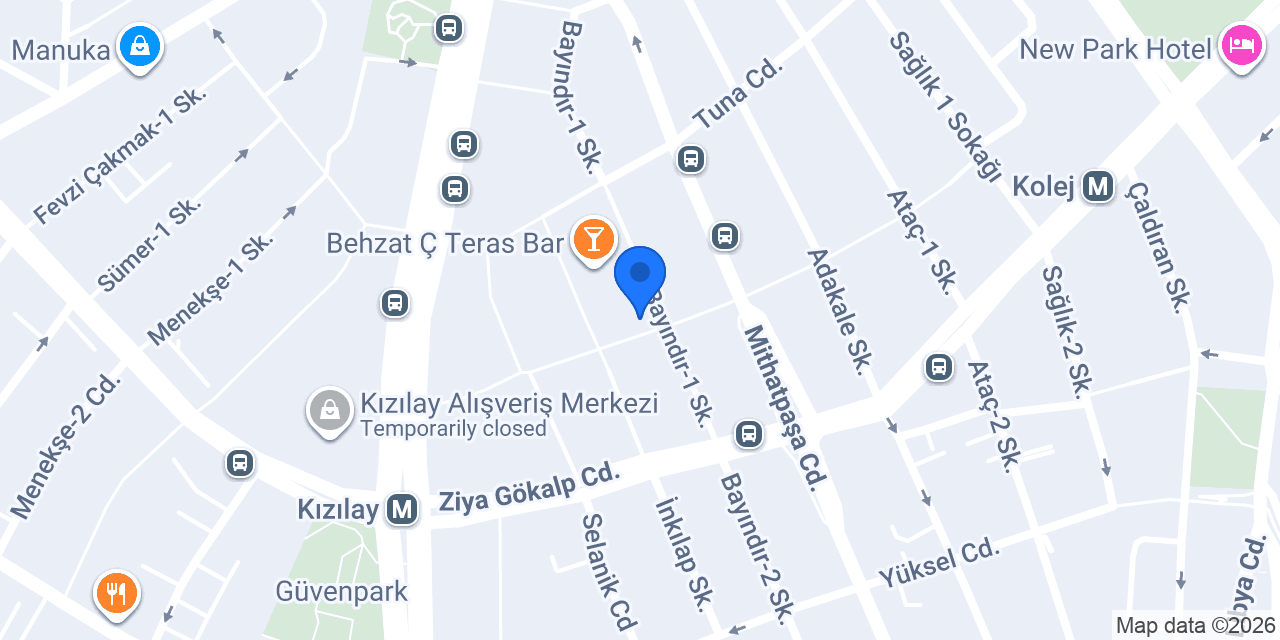 Kızılayda Çilingir Anahtarcı konumu