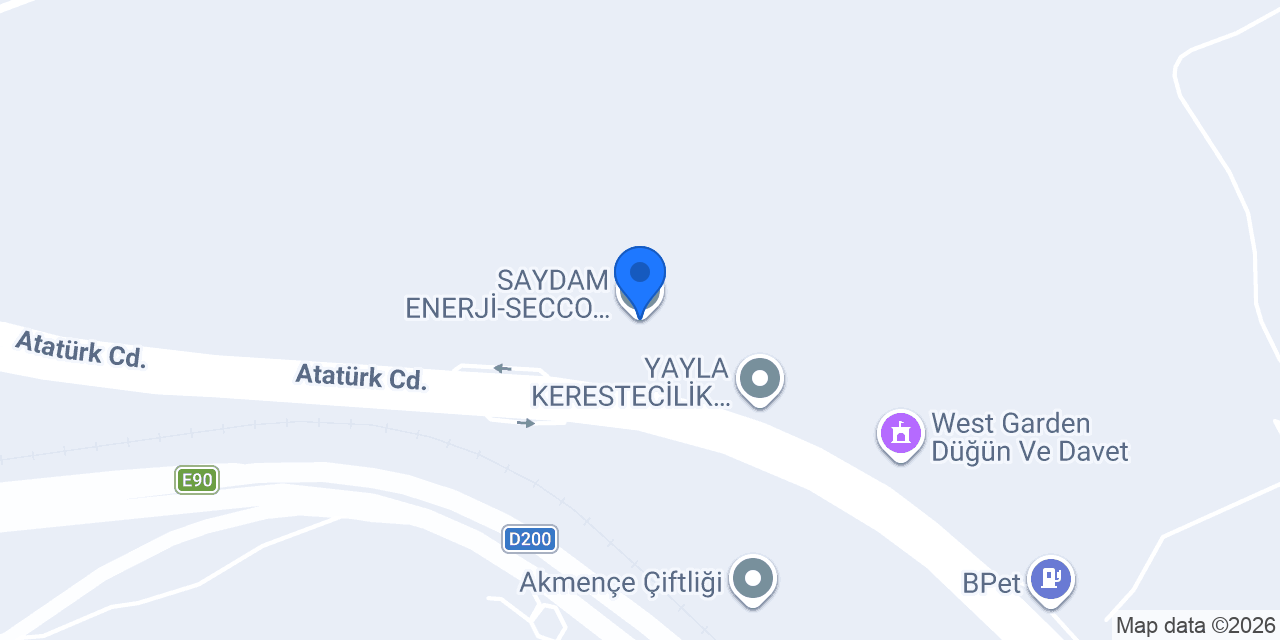 SAYDAM ENERJİ-SECCO SERAMİK konumu