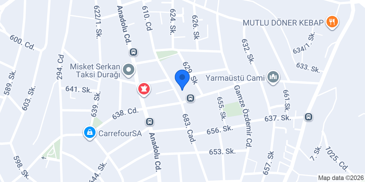 Demir Elektrik Hırdavat konumu