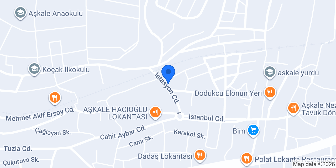 Ahenk organizasyon Aşkale konumu