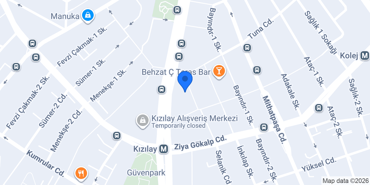 Athena Bayan Kuaförü konumu