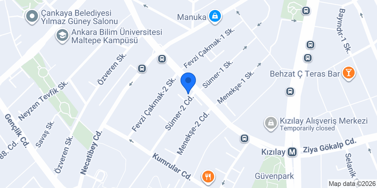 Ankara direksiyon dersi konumu