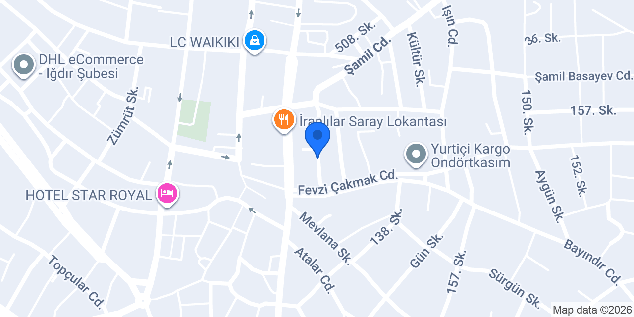 Iğdır spot konumu