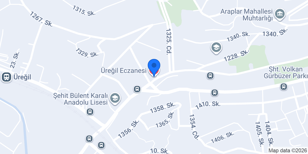 Üreğil Eczanesi konumu