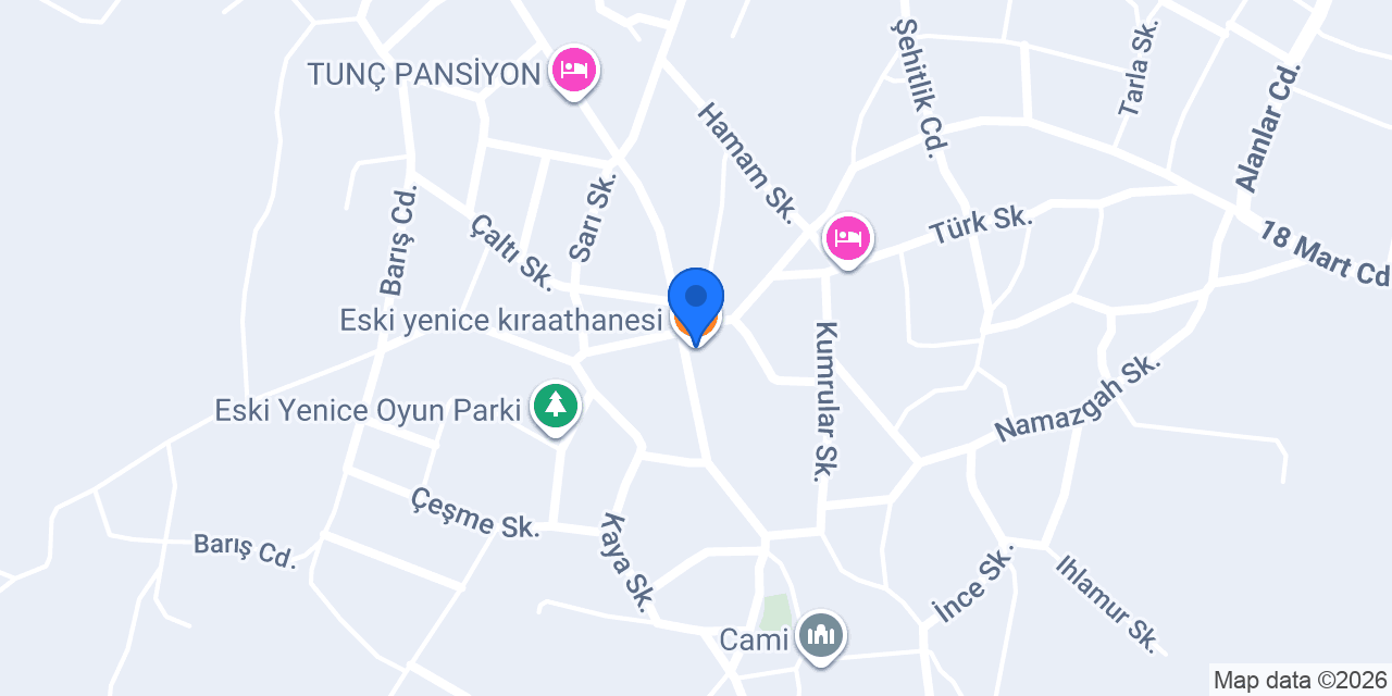 Eski yenice kıraathanesi konumu