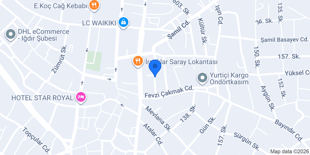 Iğdırlı taksi konumu
