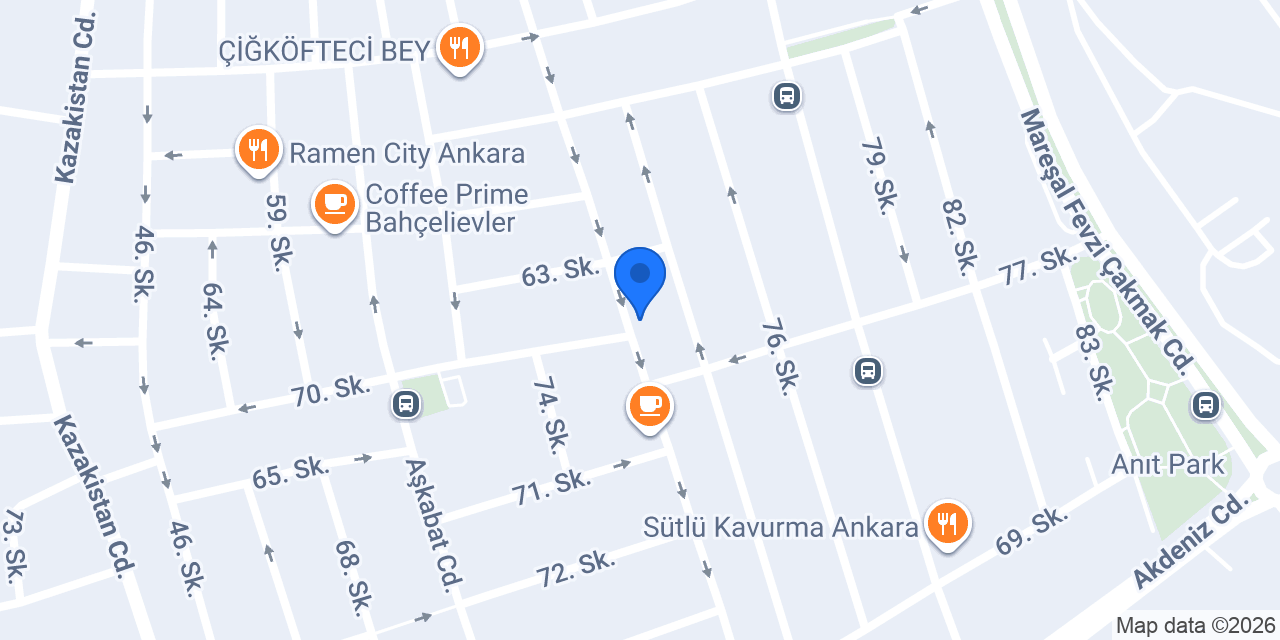 Bahçeli Can Petshop konumu