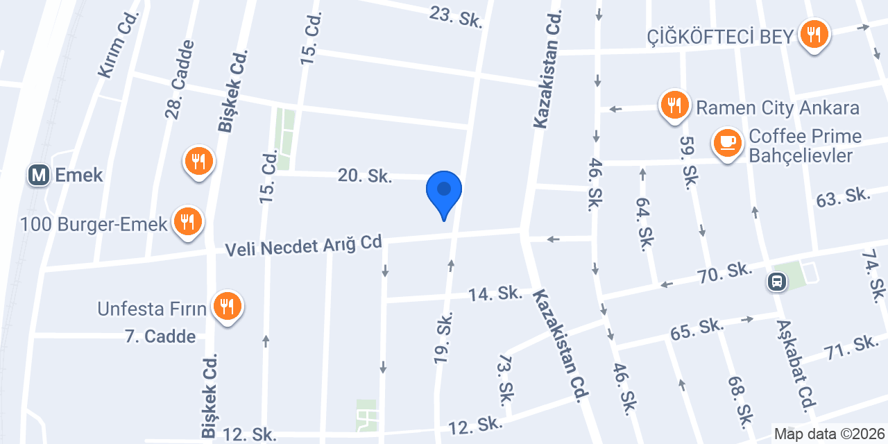 Patipark Veteriner Kliniği konumu