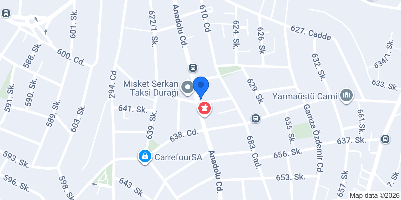Mamak Veteriner Kliniği konumu