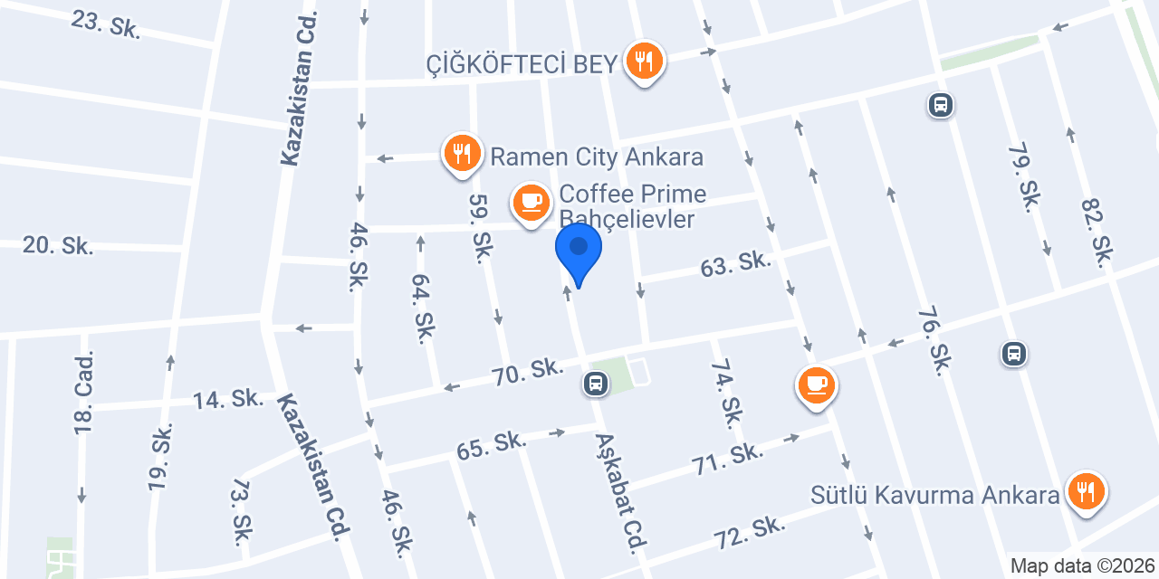 Çikolata Evim Bahçelievler konumu