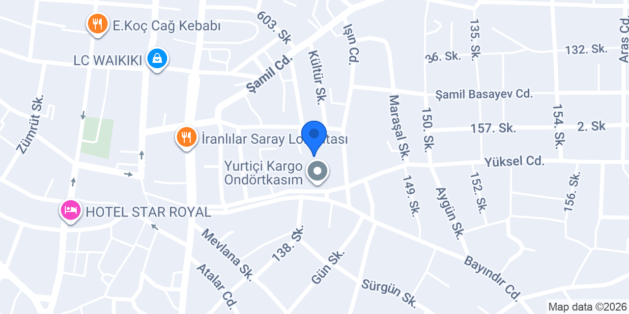 MK Bayan Kuaförü konumu
