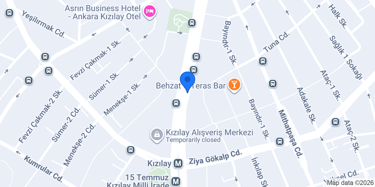 Nar VIP Turizm konumu