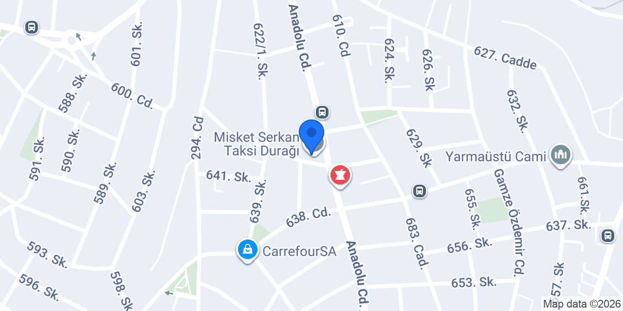 Misket Serkan Taksi Durağı konumu