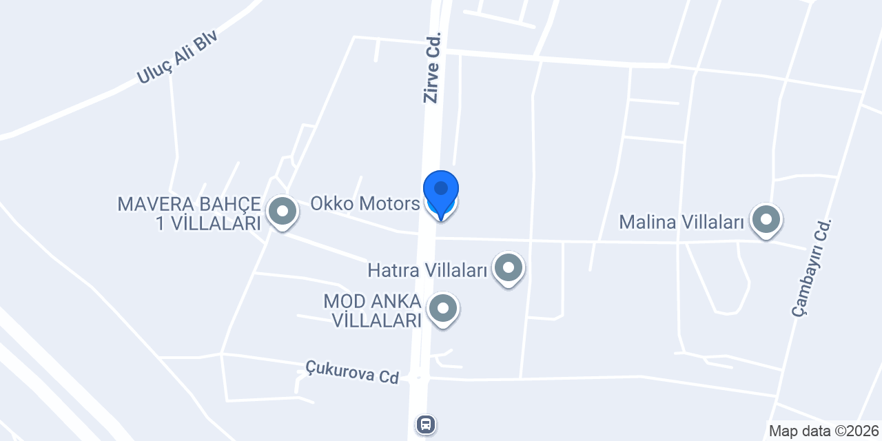 Okko Motors konumu