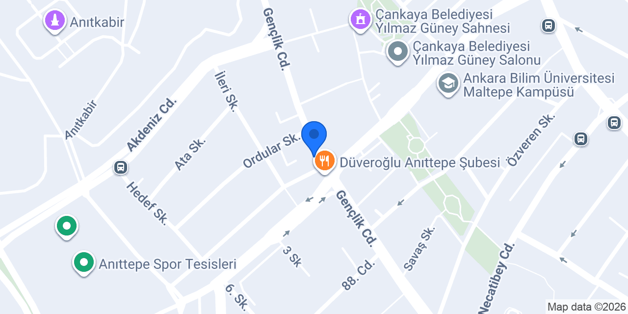 AÇS Tiyatrosu konumu