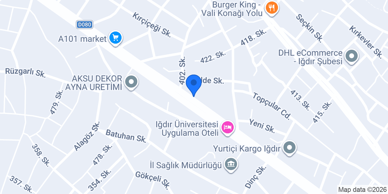 Dukatu Yapı ve Nalbur konumu