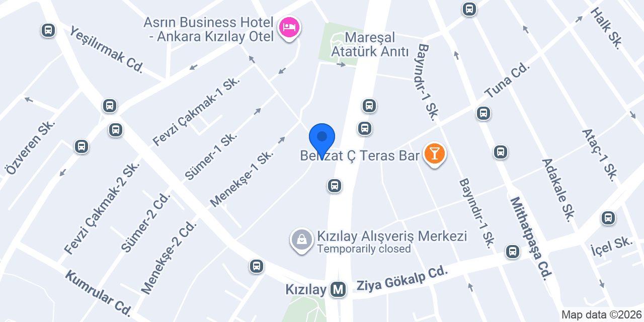 SR DÖNER İzmir Cad. konumu