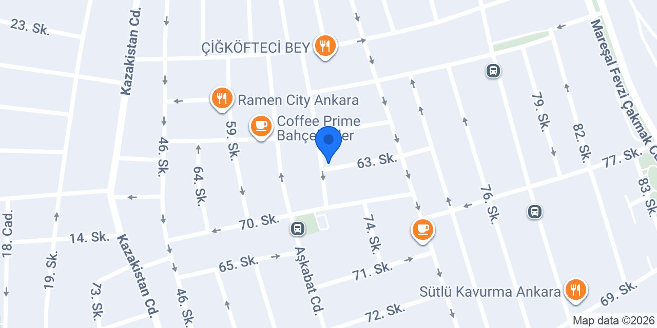 Emniyet Kuru Temizleme konumu