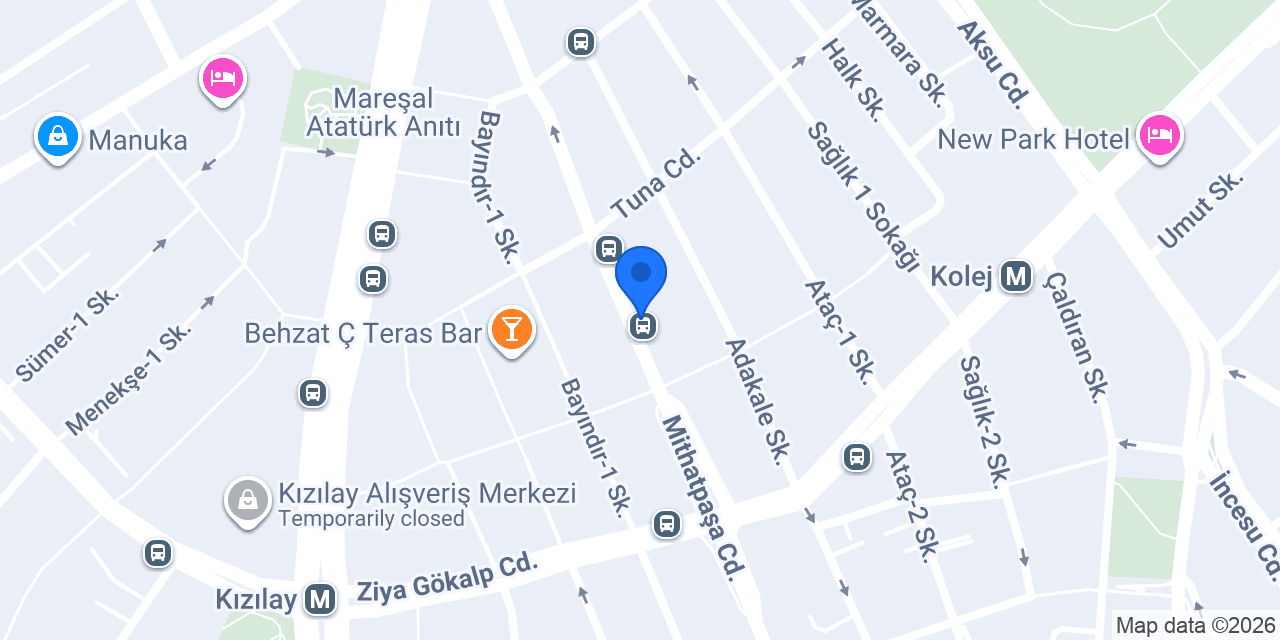 KIZILAY İŞİTME CİHAZLARI konumu