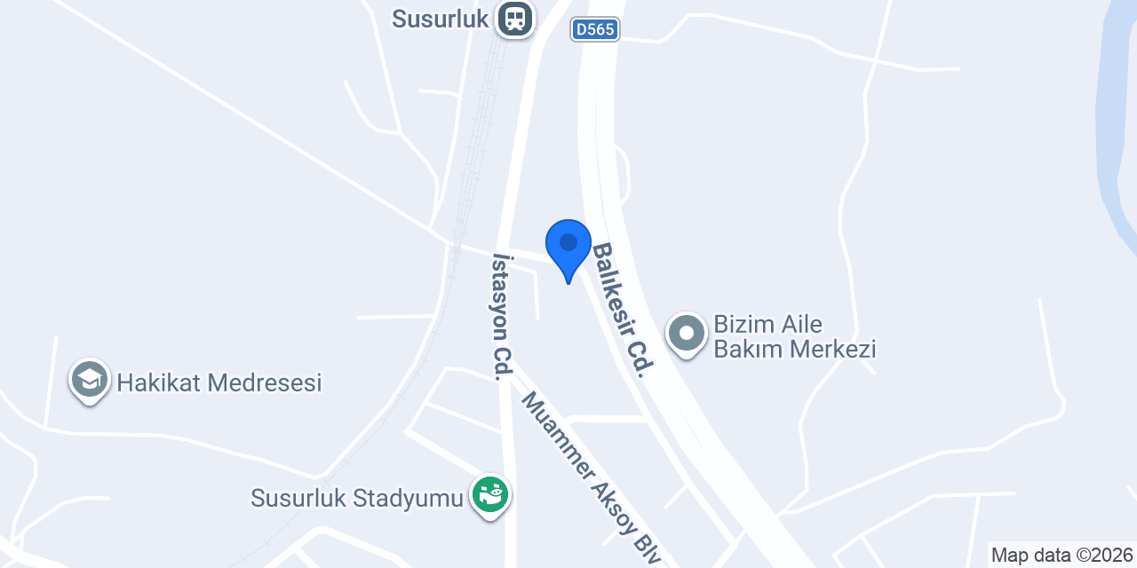 Susurluk İlçe Emniyet Müdürlüğü konumu