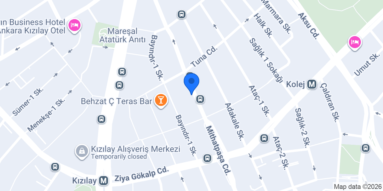 Duymer İşitme Cihazları Ankara Çankaya Şubesi konumu
