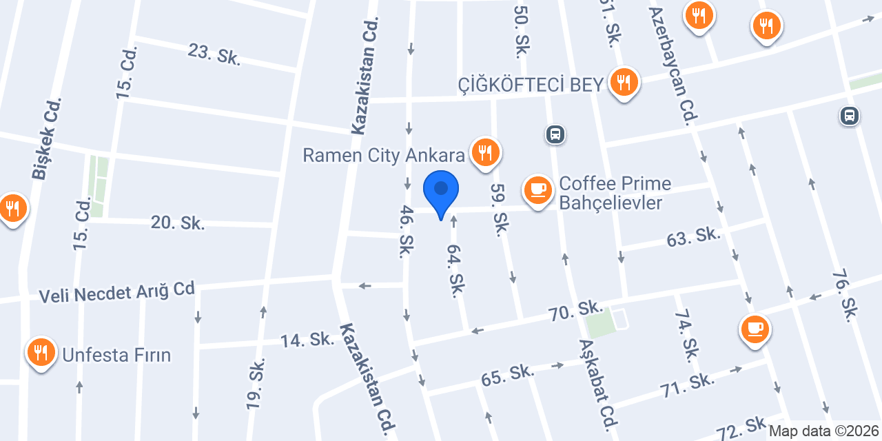 HAN RENT A CAR konumu