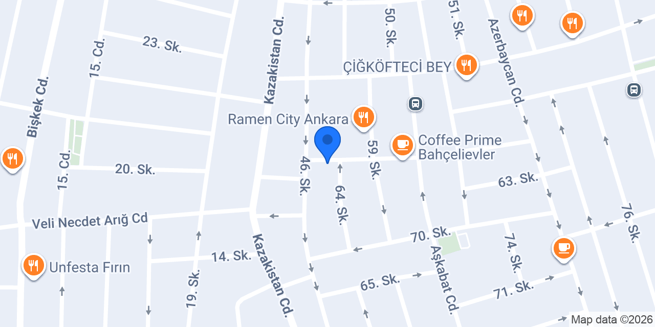 Doğu Kilit konumu