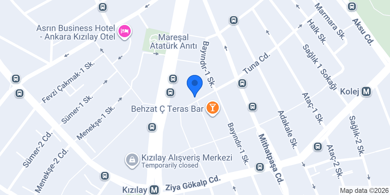 Özel Ankaralife Polikliniği konumu
