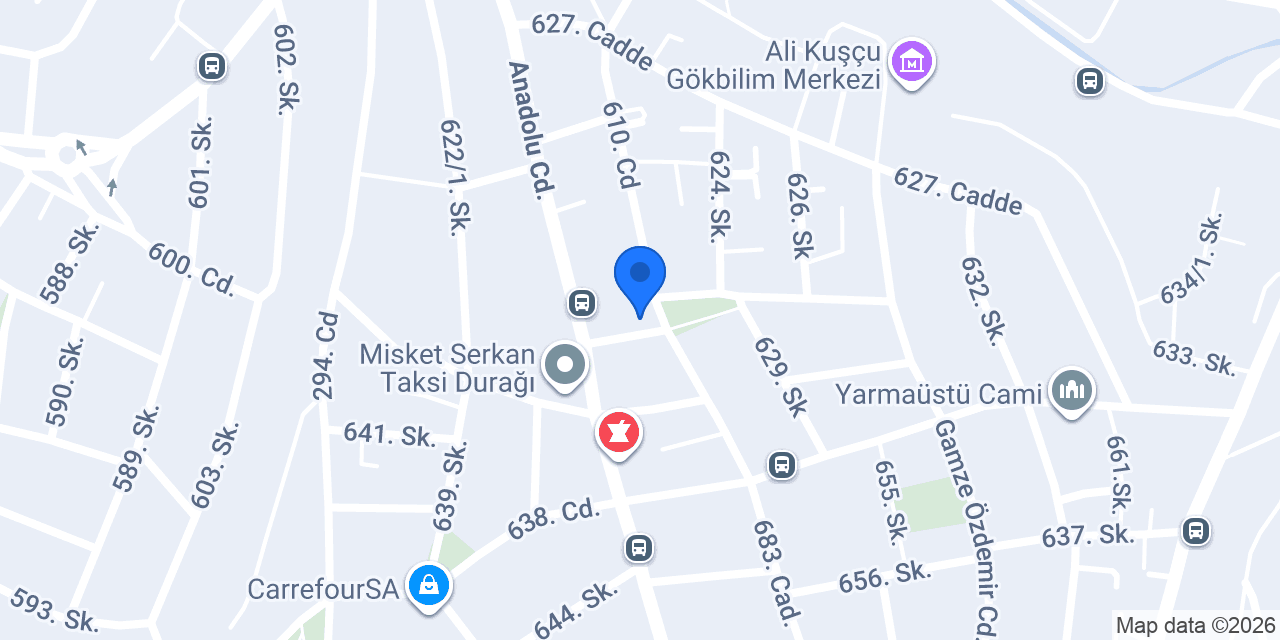 Şüheda Tekstil konumu