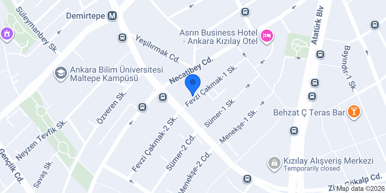 Kadir GÜNDOĞAN HUKUK BÜROSU konumu