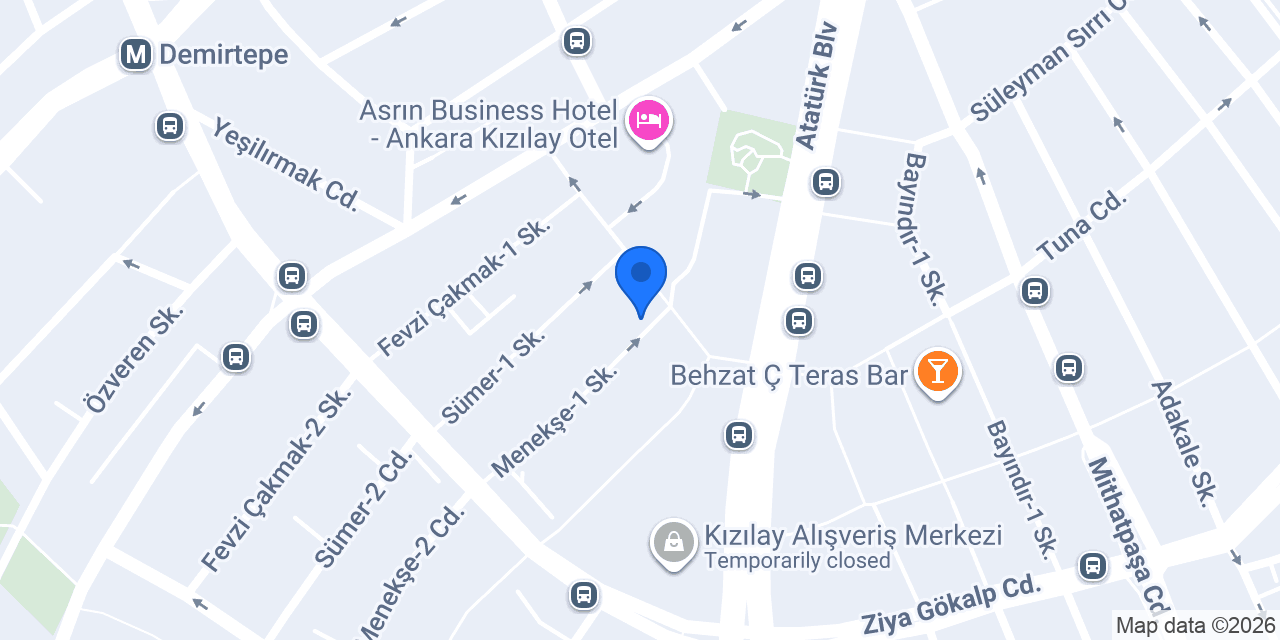 Moda Çarşısı konumu