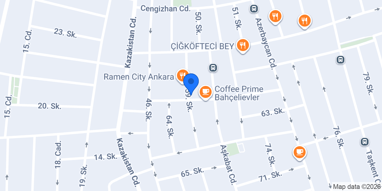 Laos Coffee 7. Cadde konumu