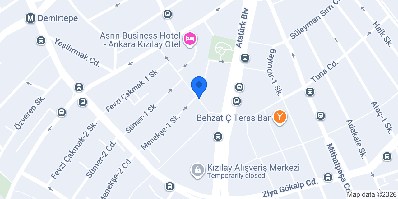 ANKARA AVUKAT, AVUKAT ANKARA konumu