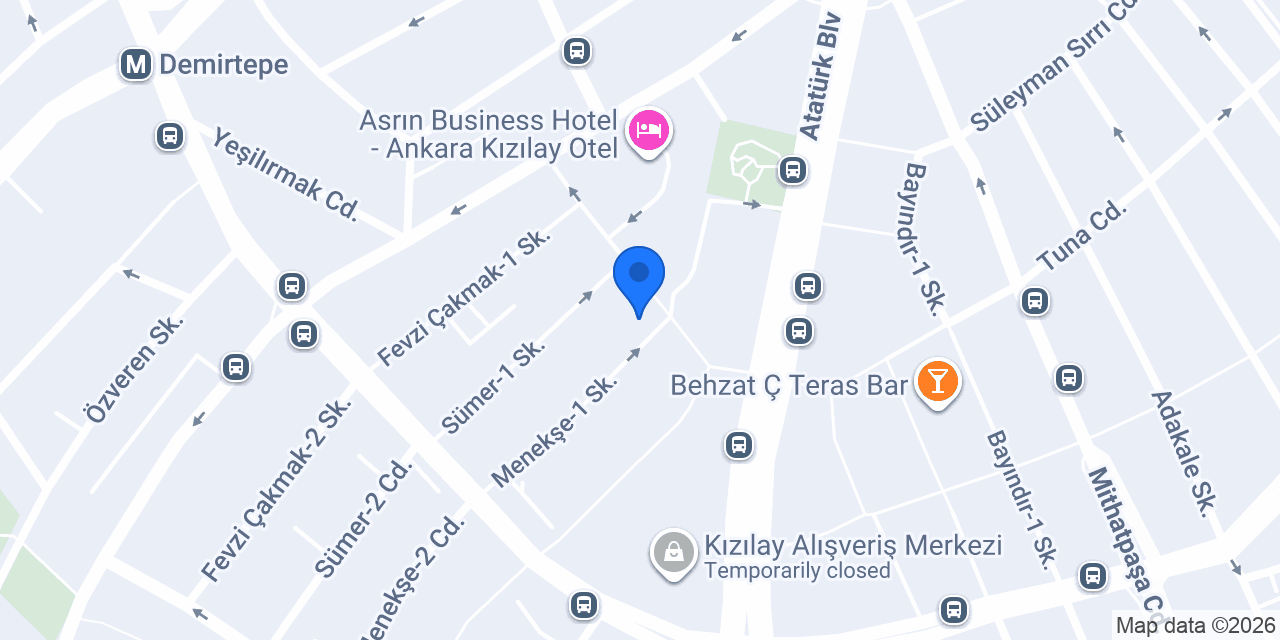 Sezer Çanta konumu