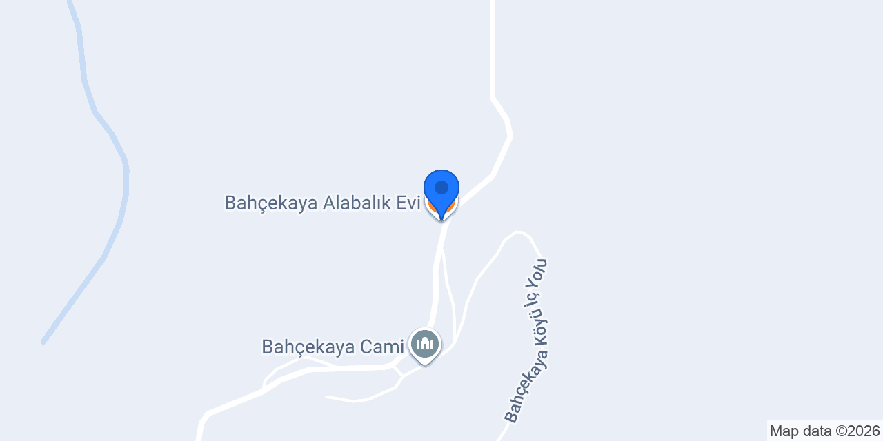 Bahçekaya Alabalık Evi konumu