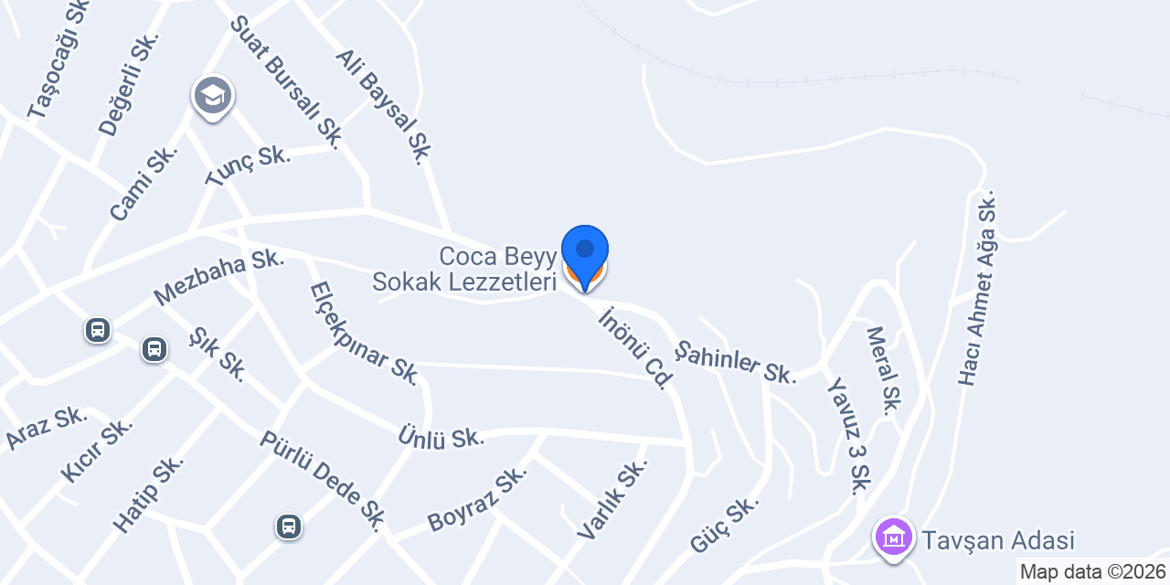Coca Beyy Sokak Lezzetleri konumu