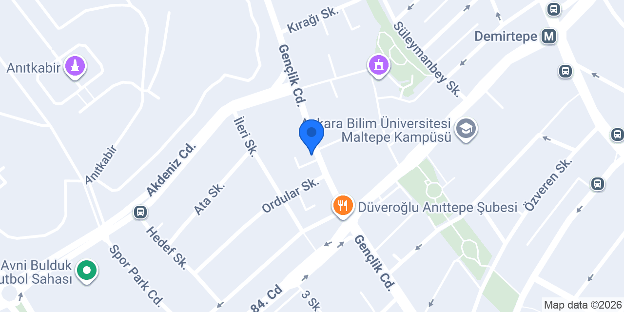 Ankara Merkez Vilayetler Evi konumu