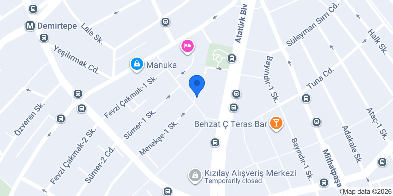 Güngör Ticaret konumu