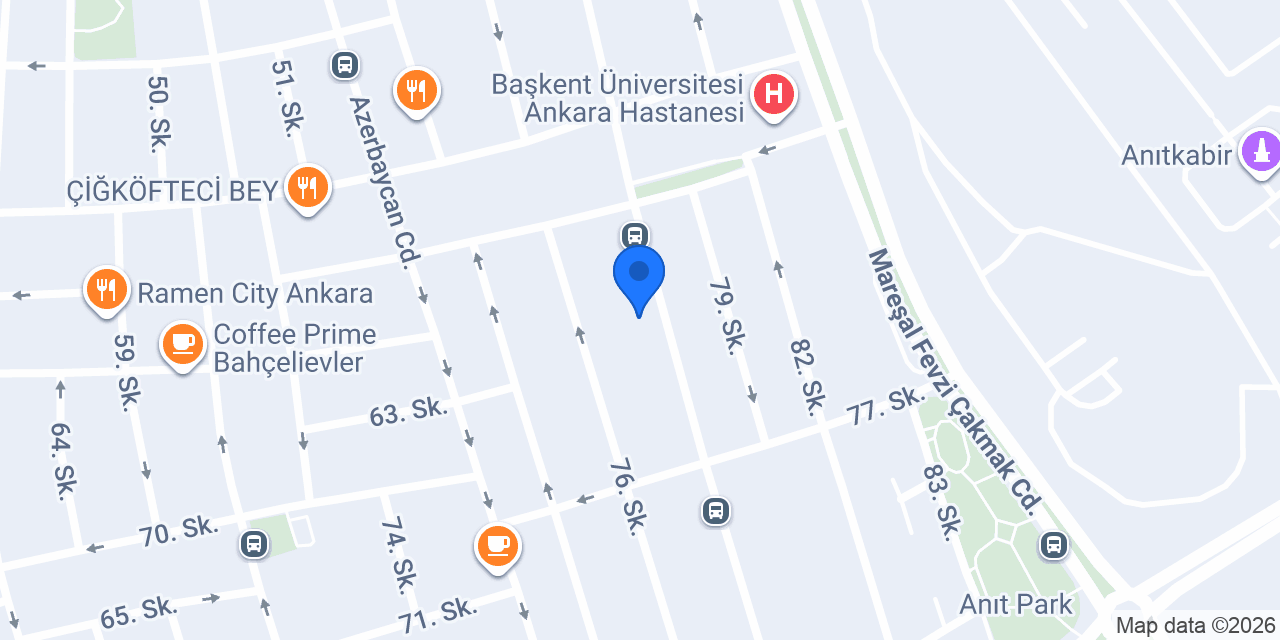 Sürat Kargo Emek Şube konumu